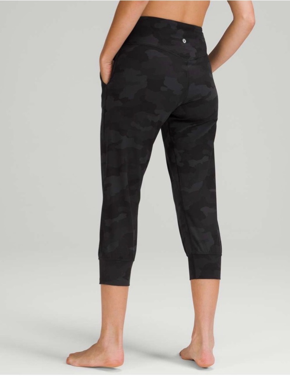 Lululemon align jogger crop 23inch camo deep coal multi